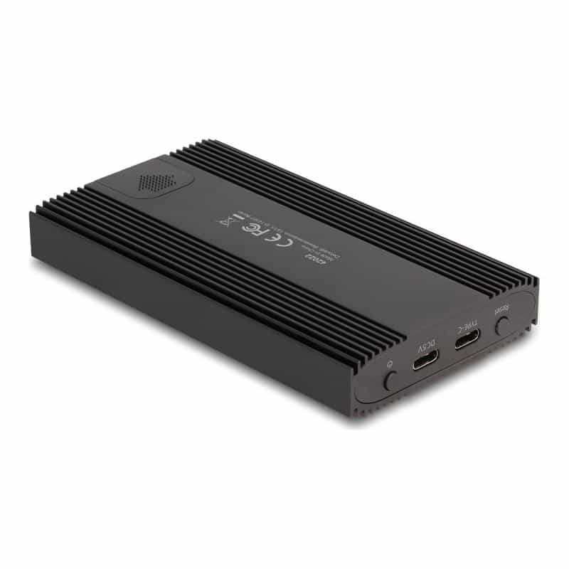 DELOCK Externes Gehäuse USB 20 Gbps 2 x M.2 NVMe PCIe SSD