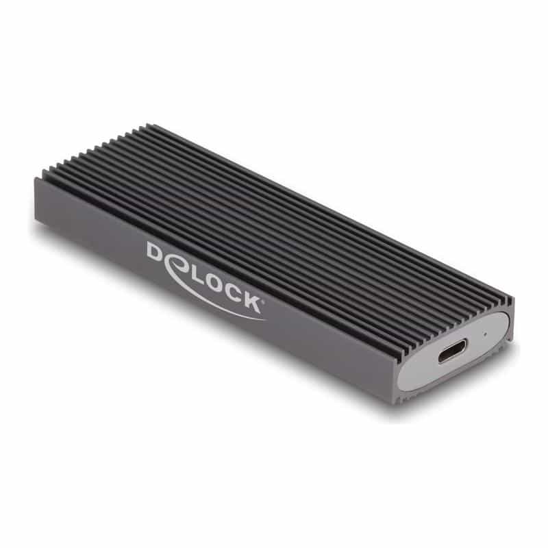 DELOCK Externes USB Type-C M.2 NVMe PCIe oder SATA SSD