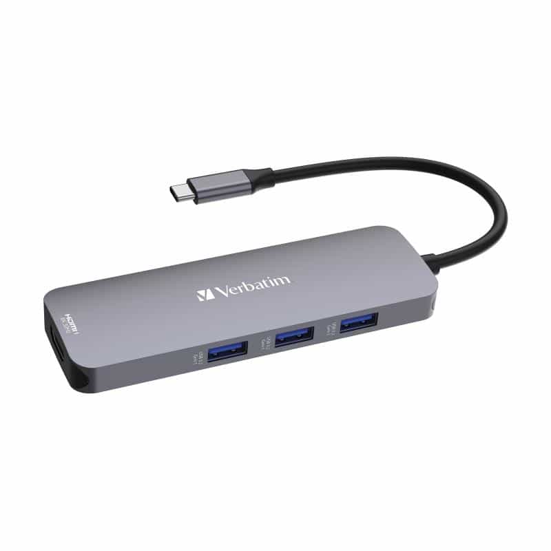 VERBATIM USB-C Pro Multiport Hub 8 Port CMH-08