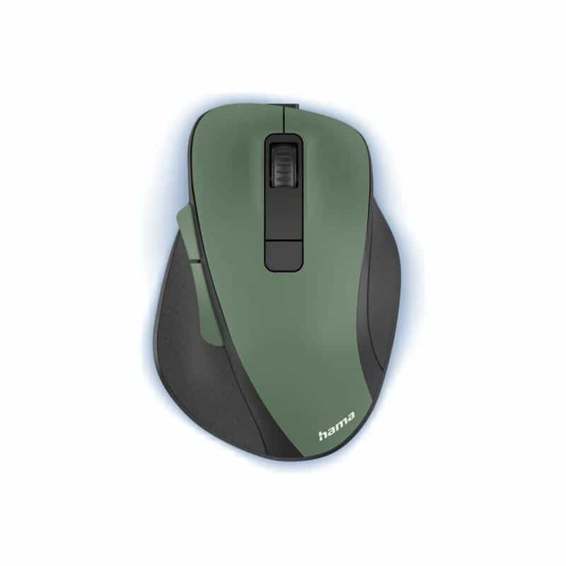 HAMA MW-500 Recharge Ergonomische Maus Funk Optisch Waldgrün 6 Tasten 1600 dpi Ergonomisch HAMA MW-500 Recharge Ergonomische Maus Funk Optisch Waldgrün 6 Tasten 1600 dpi Ergonomisch