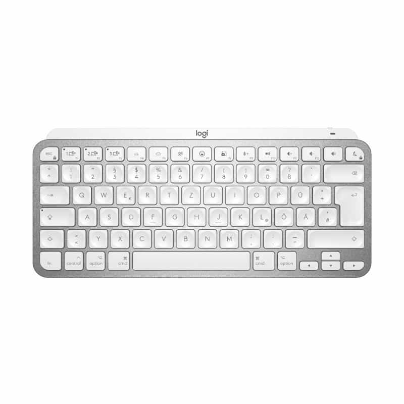 LOGITECH MX Keys Mini for Mac, Space Grey Multi-Device-Tastatur für macOS und iPadOS