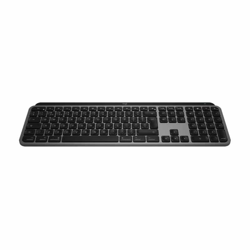 LOGITECH MX Keys S for Mac, Pale Grey Multi-Device-Tastatur für macOS und iPadOS