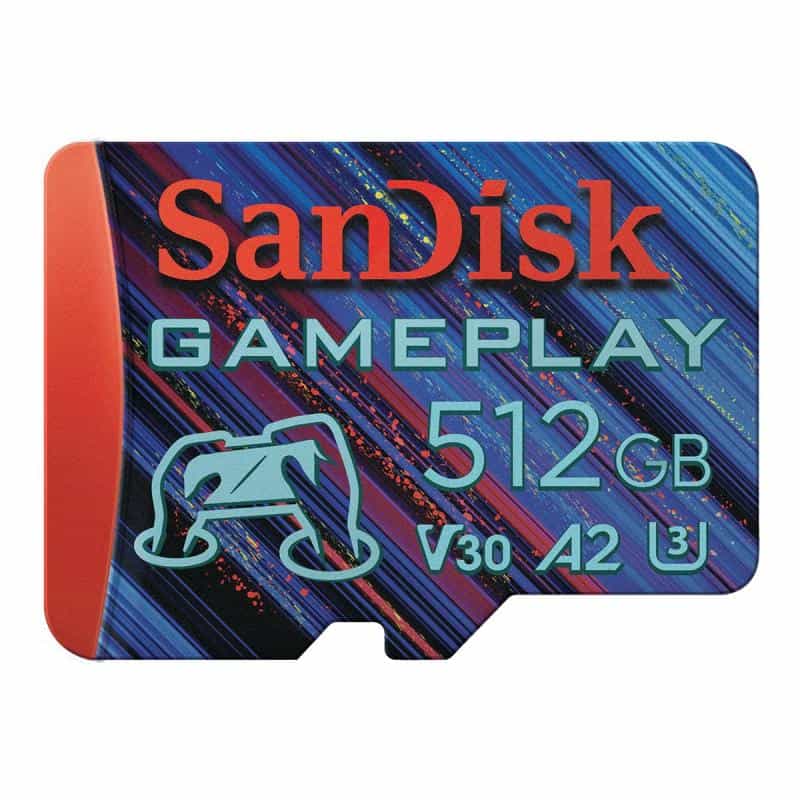 SANDISK GamePlay 512 GB microSDXC UHS-I-Speicherkarte bis 190 MB/s