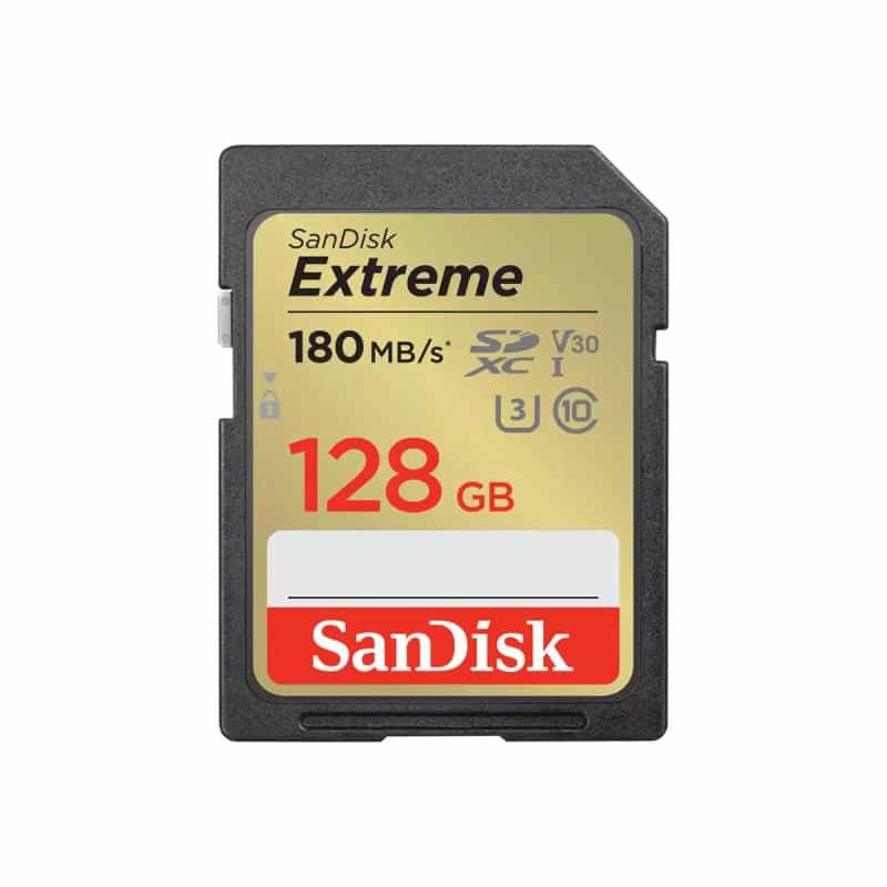 SANDISK Extreme PLUS SDXC-Karte 128 GB UHS-I stoßsicher, Wasserdicht SANDISK Extreme PLUS SDXC-Karte 128 GB UHS-I stoßsicher, Wasserdicht