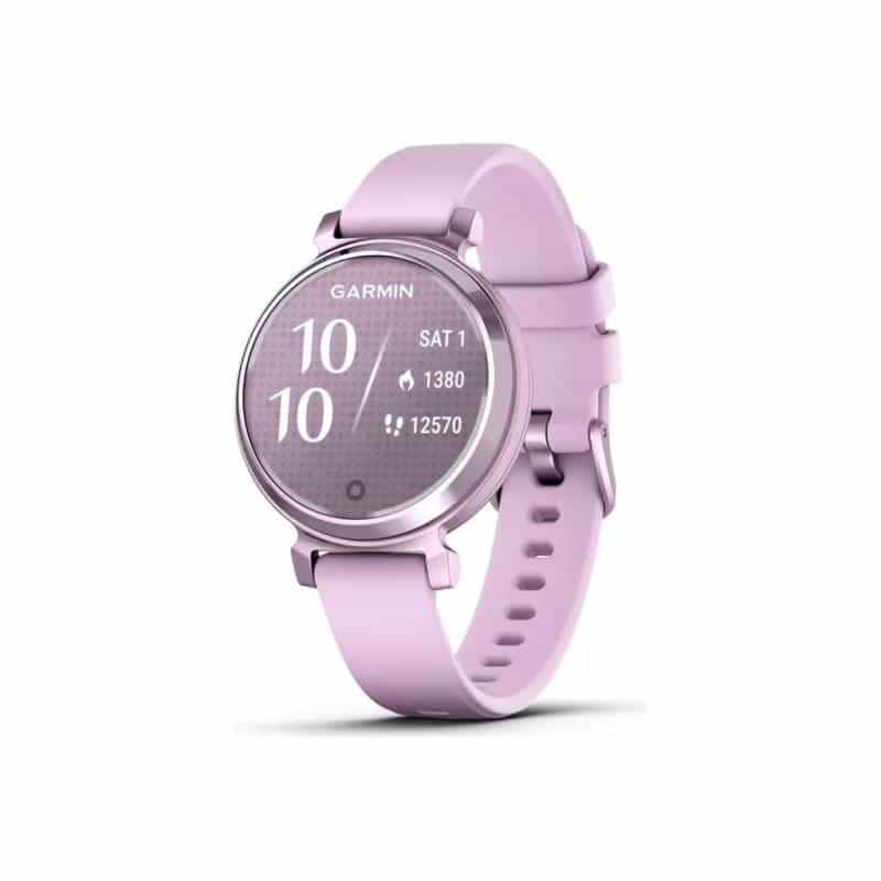 GARMIN Lily 2 Metallic lilac intelligente Uhr mit Band Silikon Flieder