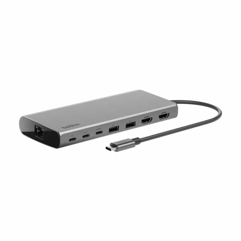 BELKIN CONNECT USB-C 8-in-1 Core für 2 Bildschirme INC015btSGY-CZ