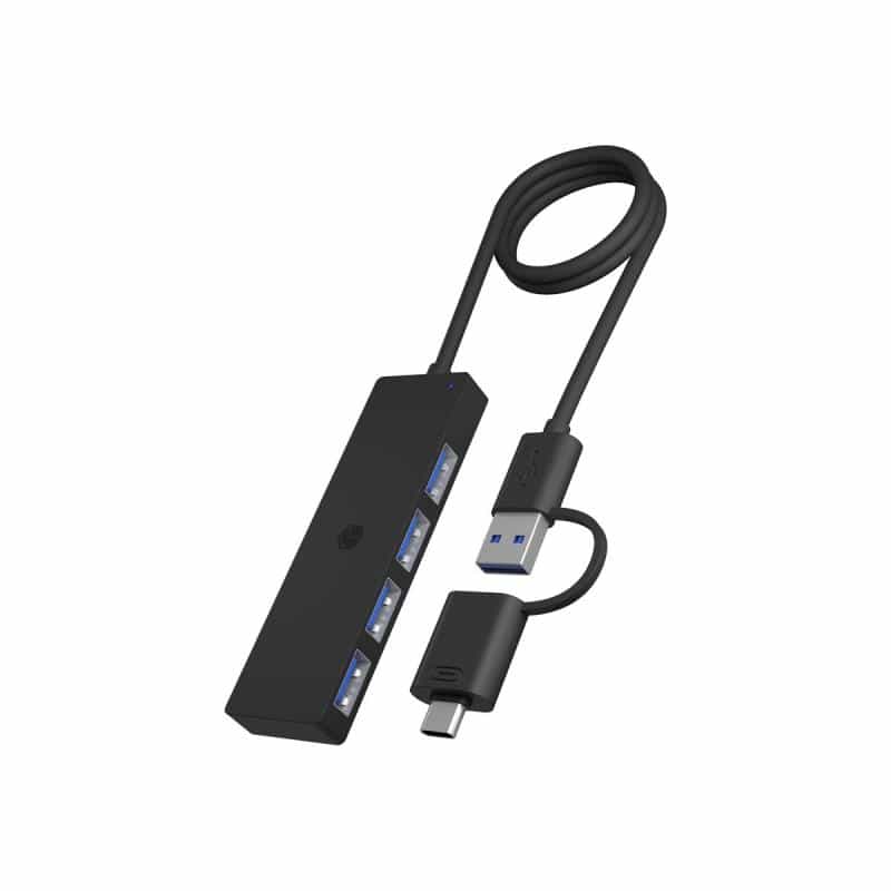RAIDSONIC IB-HUB1424-C3 4-Port USB Type-A Hub