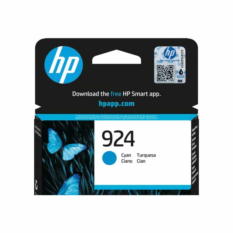 HP 4K0U3NE Tintenpatrone cyan No. 924