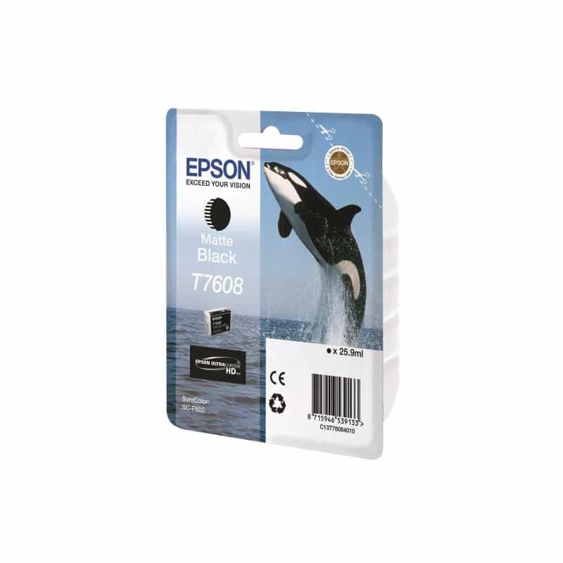 EPSON Tintenpatrone matte black T 7608N