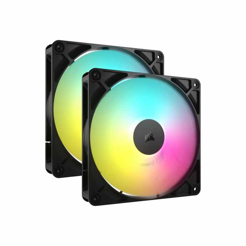 CORSAIR Lüfter 140*140*25 RS140 ARGB PWM Dual Pack