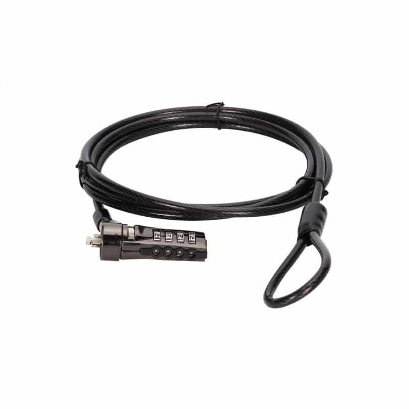 CONCEPTRONIC NBT Notebook Zahlenschloss Standard 1.8m  sw