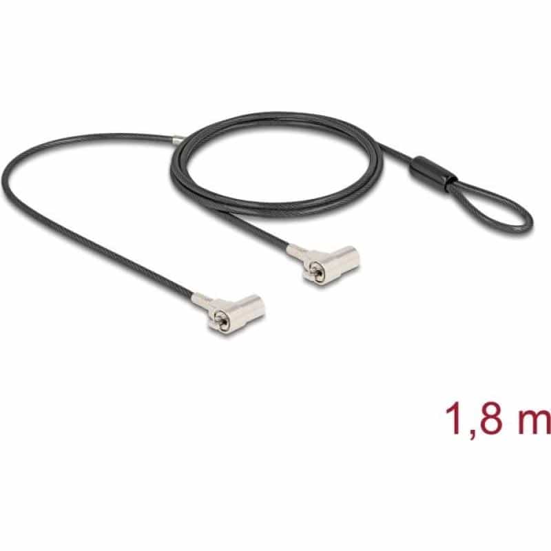 NAVILOCK Dual Notebook Sicherungskabel 2 Kesnington Slots