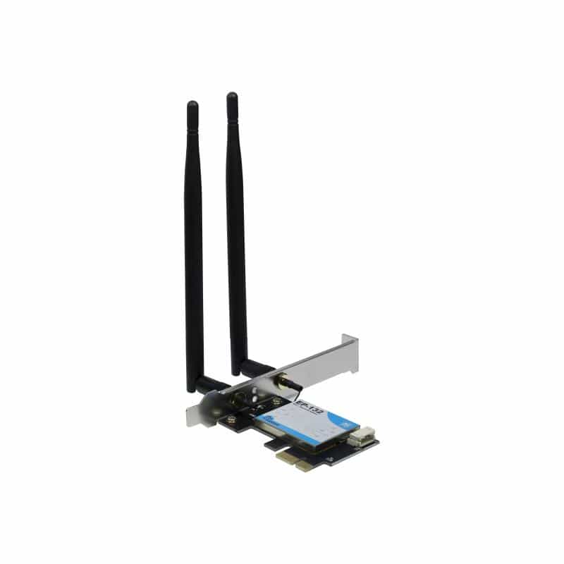 INTERTECH Inter-Tech Wi-Fi 5 PCIe Adapter EP-132 Antenne,Bluetooth 4.2