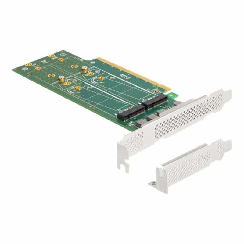 DELOCK PCI Expr 16Karte > 4x int. NVMe M.2 Key M Bifurcation