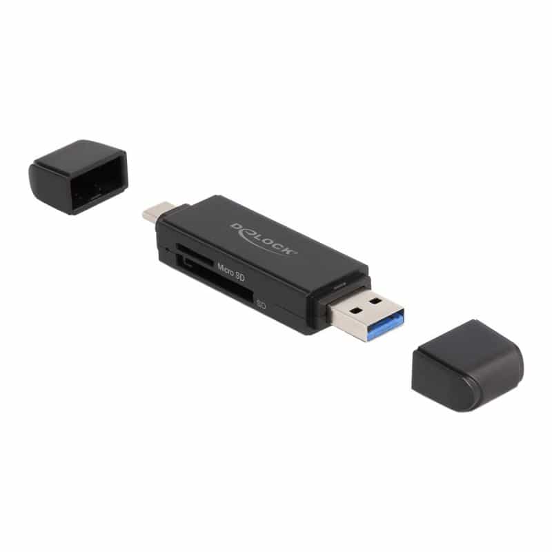 DELOCK 3.5 SuperSpeed USB Card Reader USB 5 Gbps USB Type-C