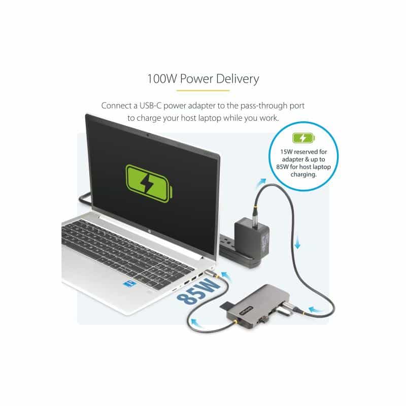 STARTECH.COM Drei Monitor USB-C Multiport Adapter