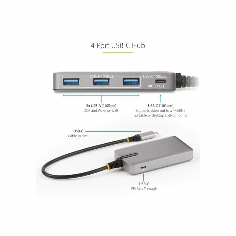 STARTECH.COM 4-Port USB-C Hub