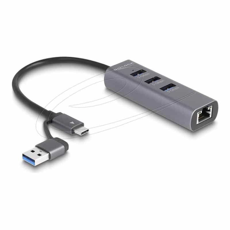 DELOCK 3 Port USB 5 Hub