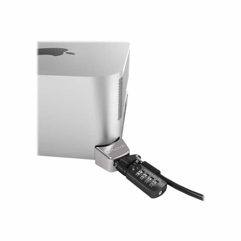 COMPULOCKS Mac Studio Ledge Lock Adapter with Combination Cable Lock - Sicherheitskabel/Schloss-Set