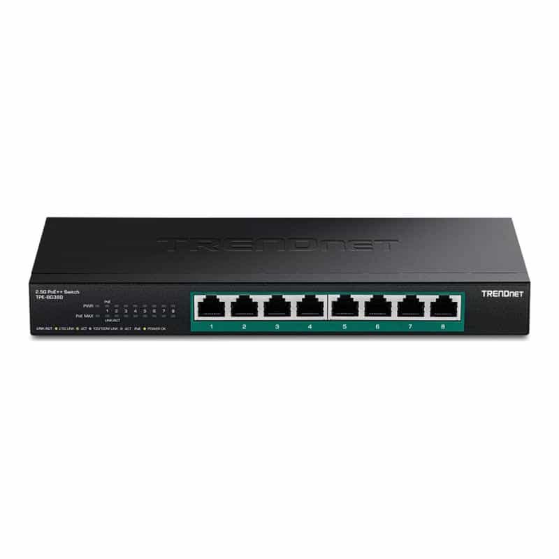 TRENDNET 8-Port 2.5G PoE++ Switch