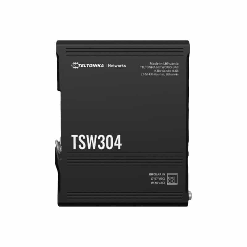 TELTONIKA TSW304 din rail switch with x5 ethernet ports
