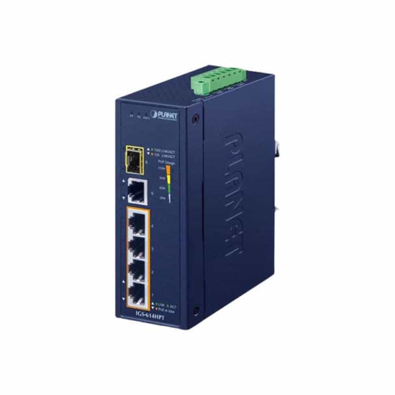 PLANET TECHNOLOGY IP40 Industrial 4P 10/100/1000