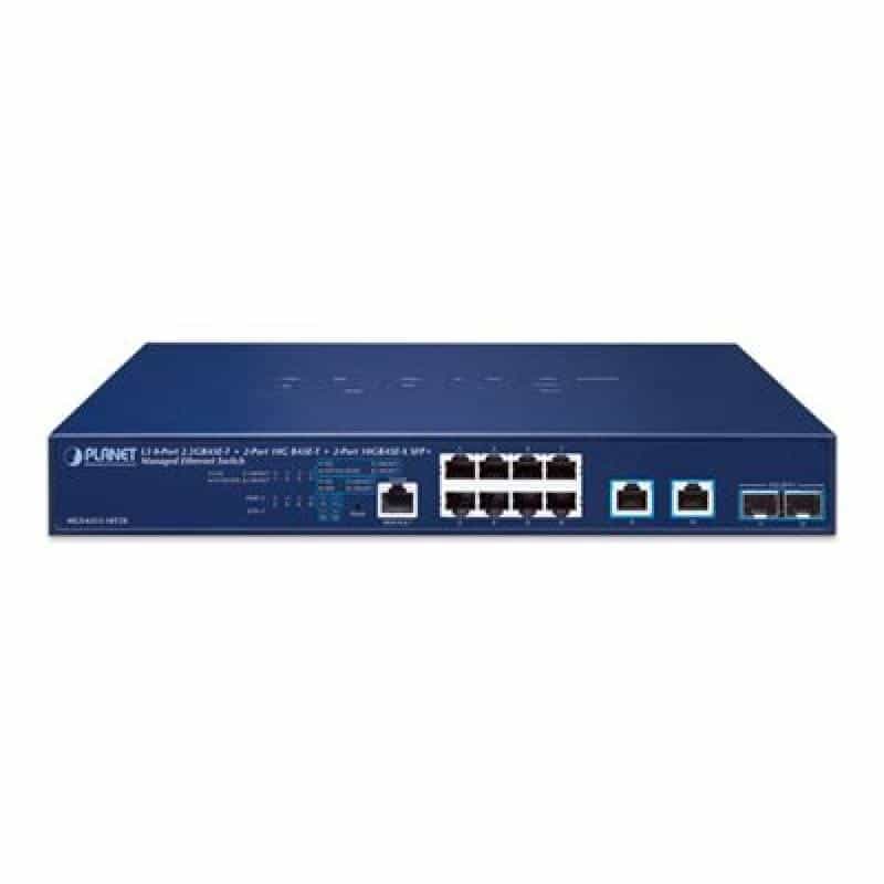 PLANET TECHNOLOGY Layer 3 8-Port 2.5GBASE-T + 2-Port
