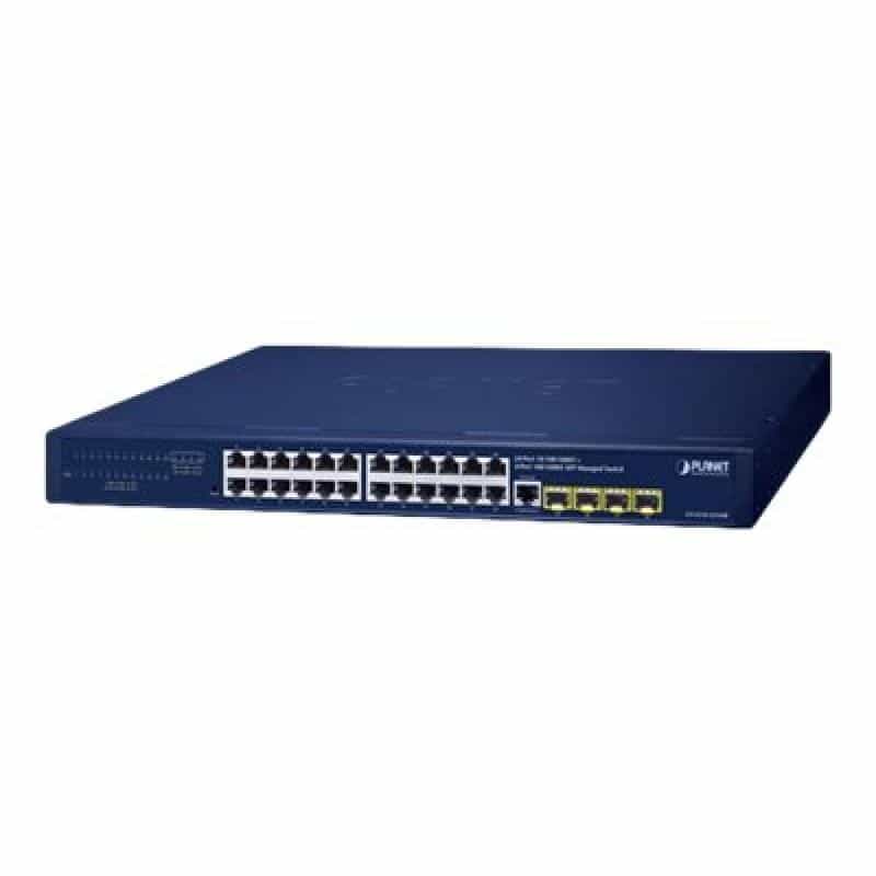 PLANET TECHNOLOGY IPv4/IPv6, 24-Port
