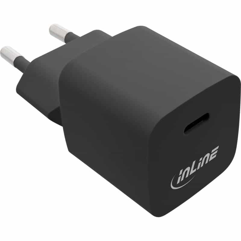 INLINE USB Netzteil Ladegerät Single USB-C, 33W, schwarz