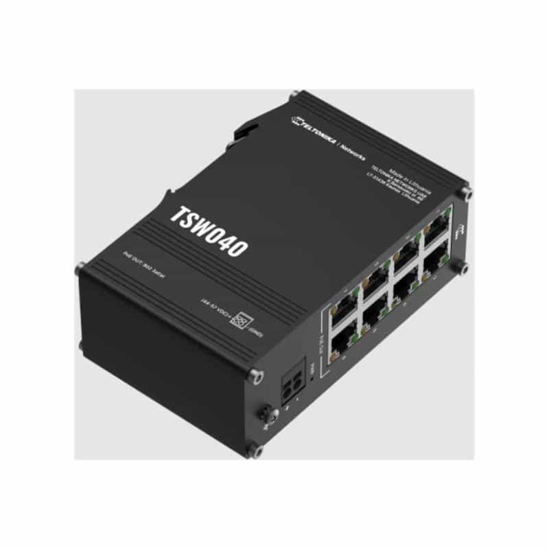 TELTONIKA Switch TSW040 8 Port 10/100 PoE+