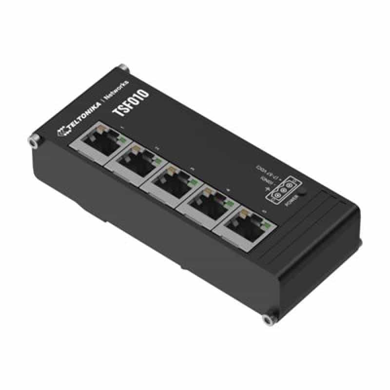 TELTONIKA TSF010 5 Port 10/100 Flat Industrial unmanaged TELTONIKA TSF010 5 Port 10/100 Flat Industrial unmanaged