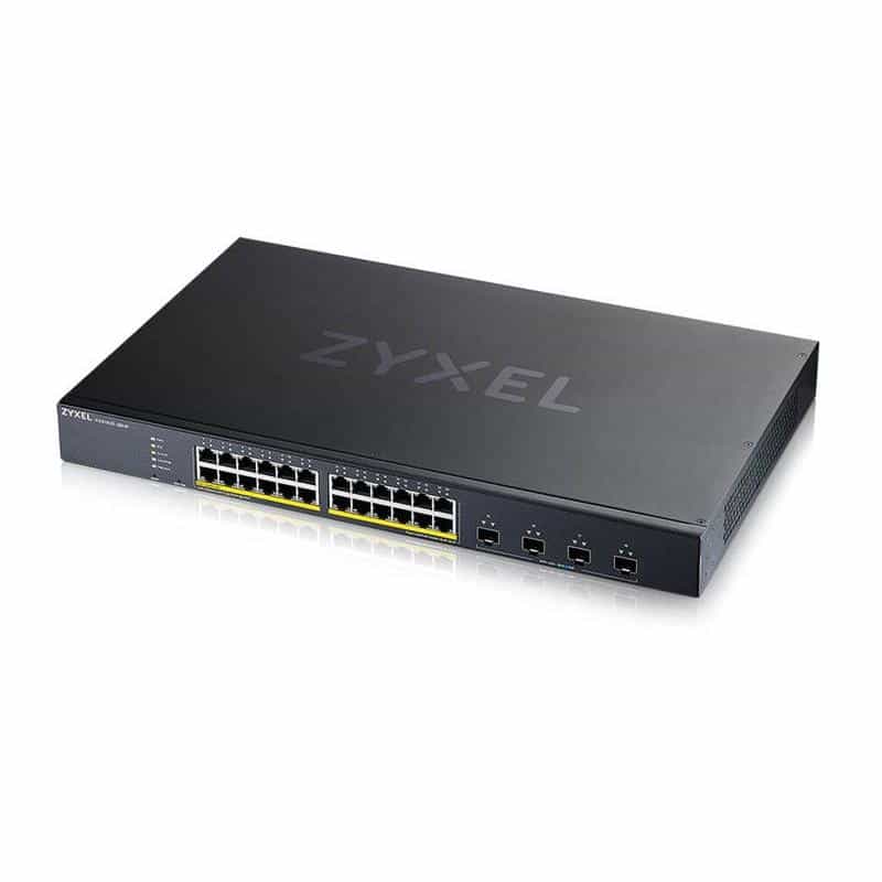 ZYXEL 28-Port Smart Managed PoE+ Switch