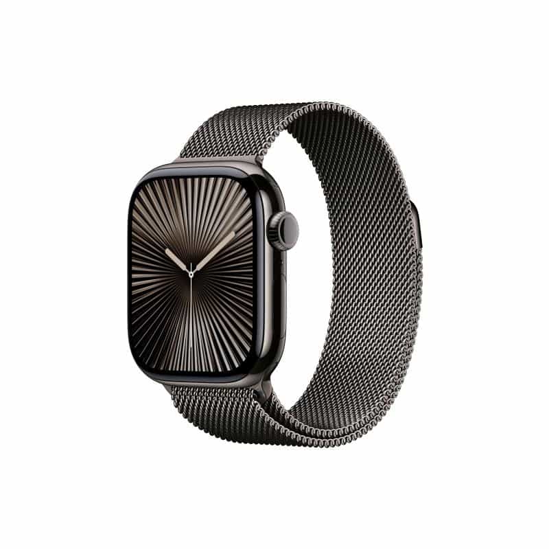 APPLE Watch Series 10 GPS + Cellular 42mm Slate Titanium Case with Slate Milanese Loop