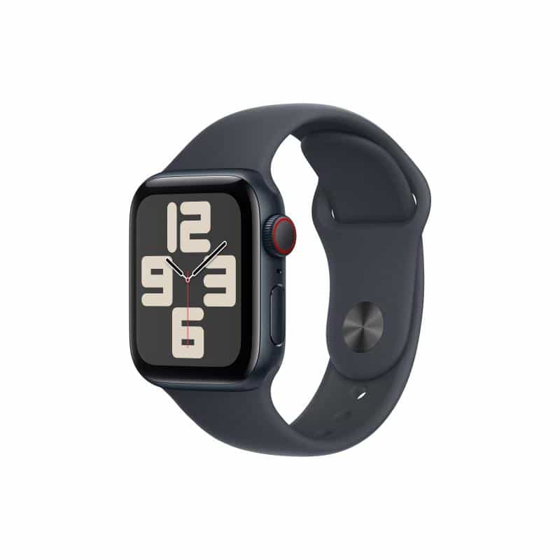 APPLE Watch SE GPS + Cellular 40mm Midnight Aluminium Case with Midnight Sport Band - S/M