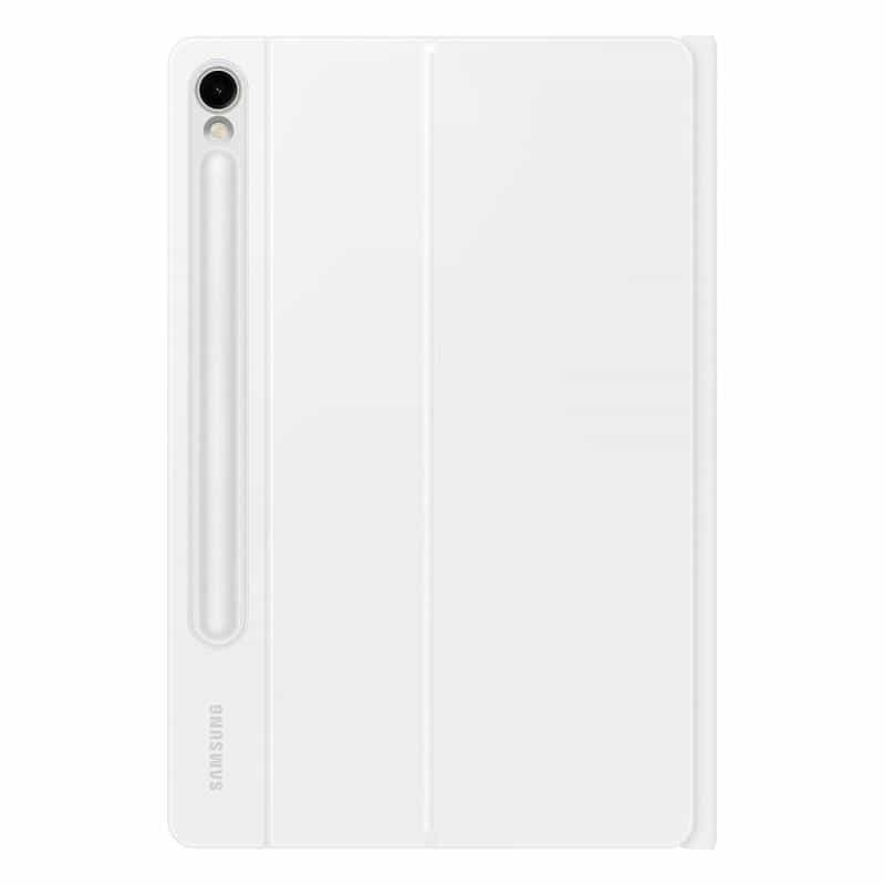 SAMSUNG EF-DX725 Book Cover Keyboard für Galaxy Tab S9/9 FE/S10 weiß