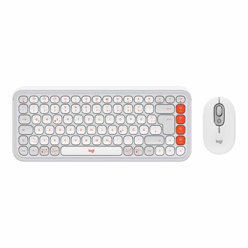 LOGITECH POP ICON COMBO - OFF WHITE - DEU