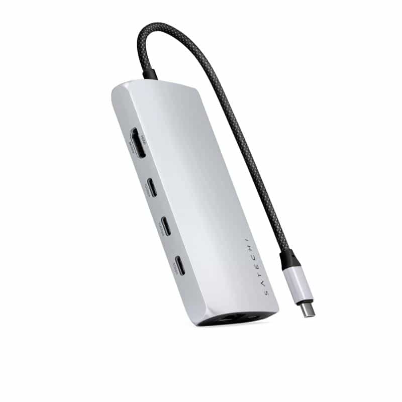 SATECHI USB-C Multiport Adapter 8K with Ethernet V3 silver