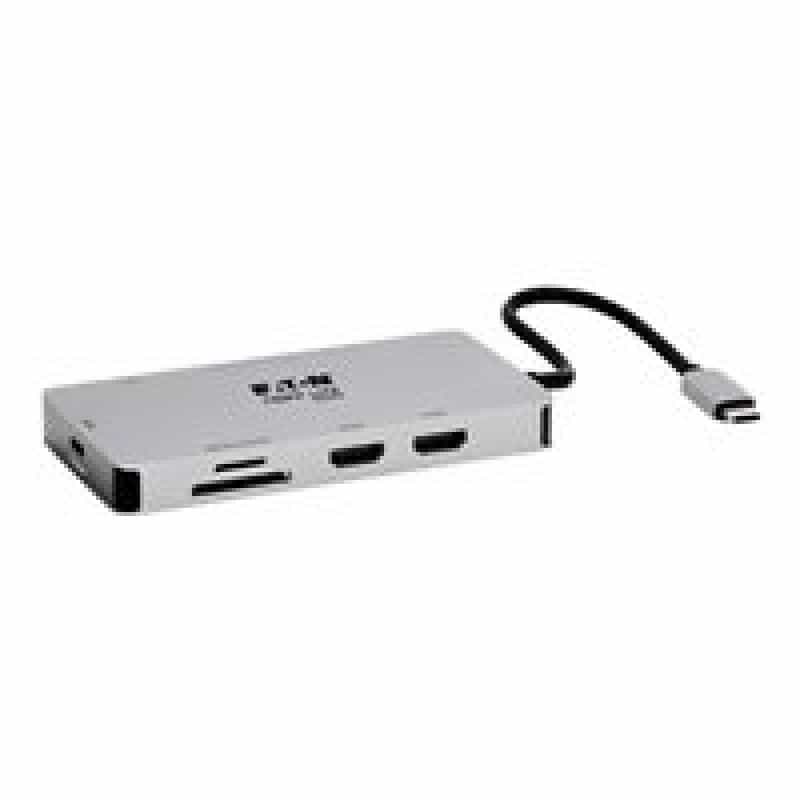 TRIPP LITE U442-DOCK8G-GG, wired, USB 3.2 Gen 1 3.1 Gen 1 Type-C, 100 W, 10,100,1000 Mbits