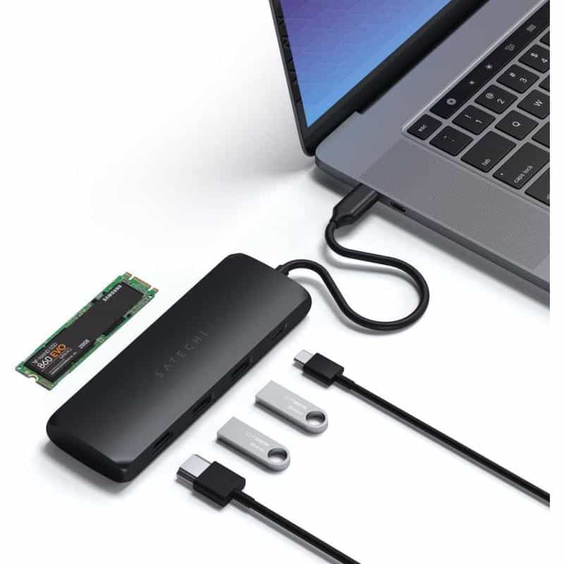 SATECHI USB-C Hybrid Multiport Adapter for Apple MacBook Pro