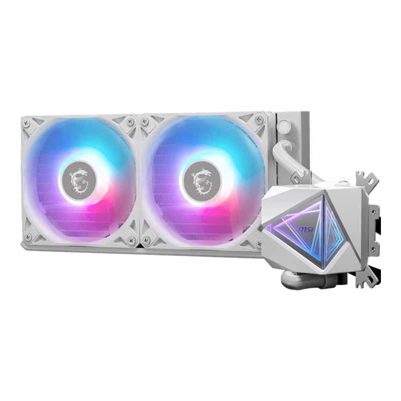 MSI MAG Core Liquid I240 CPU Komplettwasserkühlung für AMD und Intel CPU Weiß