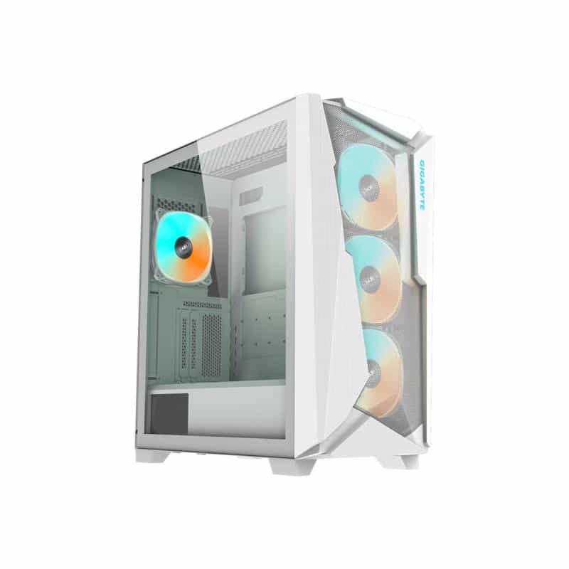 GIGABYTE GB-C301GW-TYPE-C-V2 Midi Tower Gaming Gehäuse mit Sichtfenster white GIGABYTE GB-C301GW-TYPE-C-V2 Midi Tower Gaming Gehäuse mit Sichtfenster white