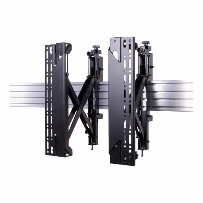 B-TECH SystemX VESA 400 Pop-Out Flat Screen Interface Arms for BT8390 (Pair)