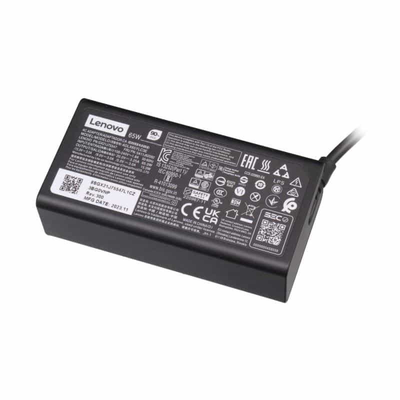 LENOVO 5A11J62109 USB-C Netzteil 65,0 Watt abgerundete Bauform