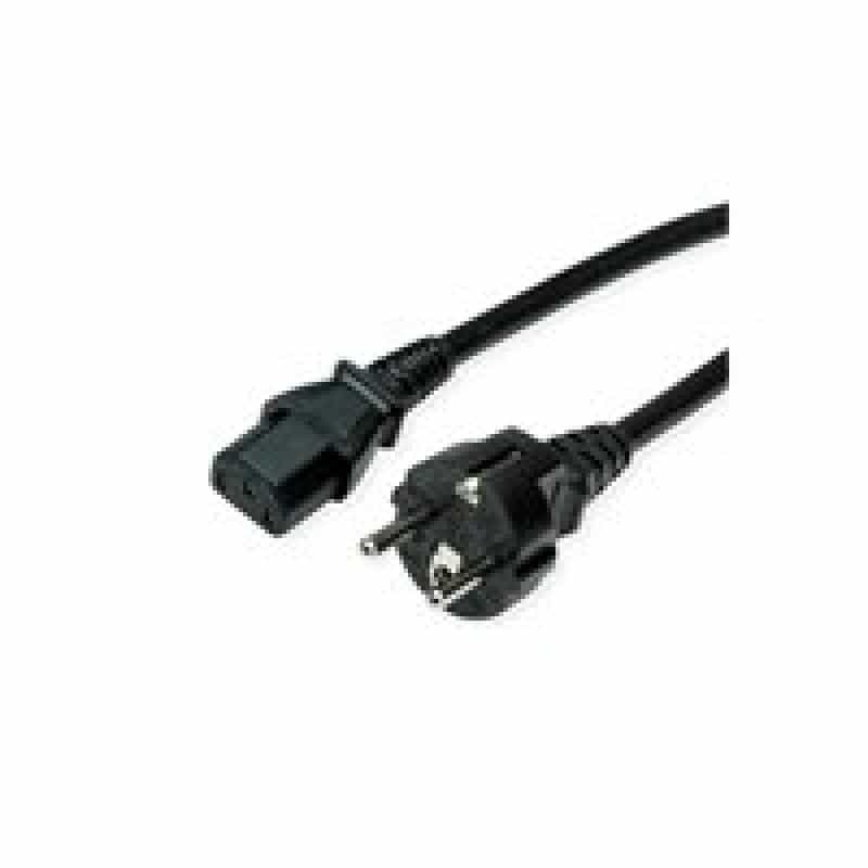 ROLINE Netzkabel CEE7/7 gerade+ IEC-C13 gerade 3m - Strom/Netzteil - 3 m (19.08.1029)