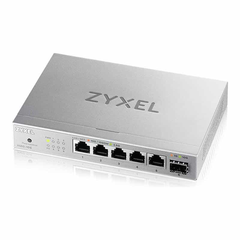 ZYXEL XMG-105 5 Ports 10/2,5G MultiGig Switch unmanaged