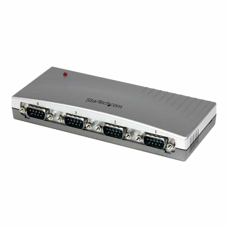 STARTECH.COM 4-Port USB auf RS232 Seriell DB9 Adapter Hub