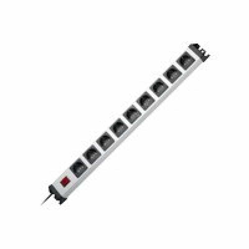 Steckdosenleiste, POWERversal 9-fach mit Schalter, 9x Schuko, 1,4m Zuleitung