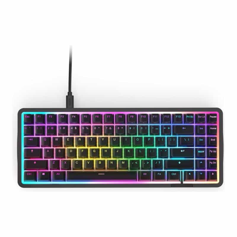 NZXT Function Elite MiniTKL Gaming Tastatur Black ARGB