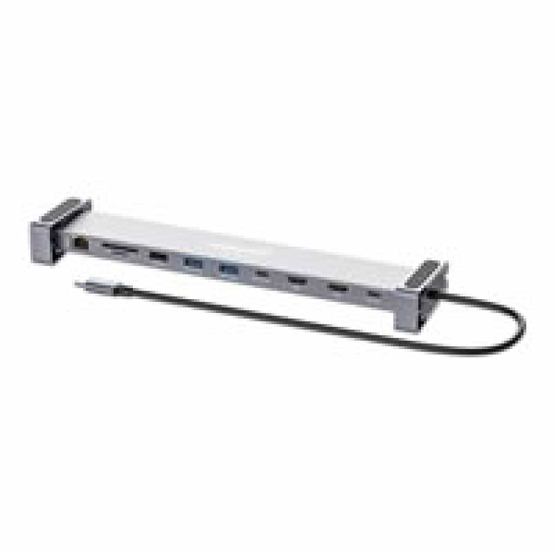 MANHATTAN 10-in-1 4K USB-C PD Dockingstation 2xHDMI