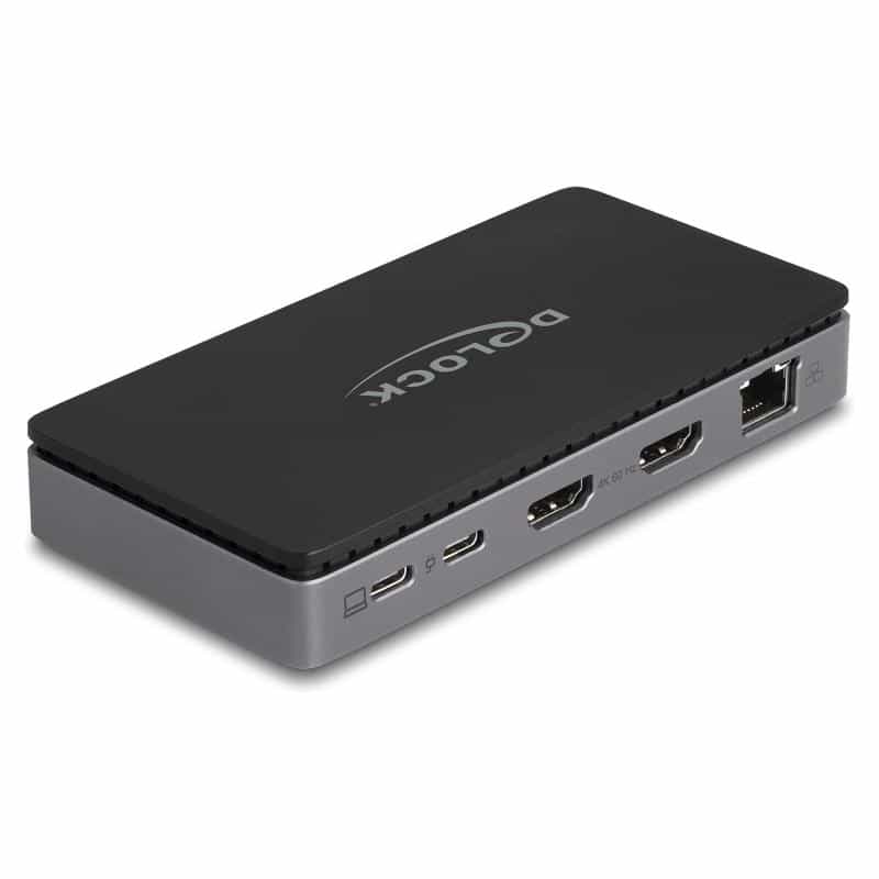 DELOCK USB Type-C Dockingstation 4K - Dual HDMI 85W